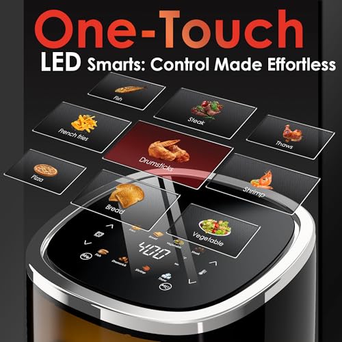 86% Off Whuto Compact Air Fryer with Smart Touchscreen - Image 2
