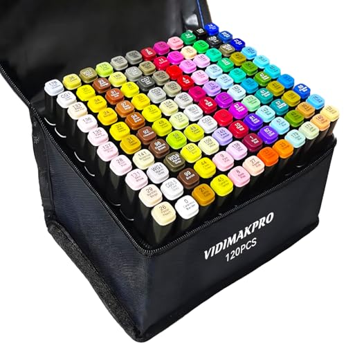 40% Off 120-Color Alcohol Marker Set with Storage Base