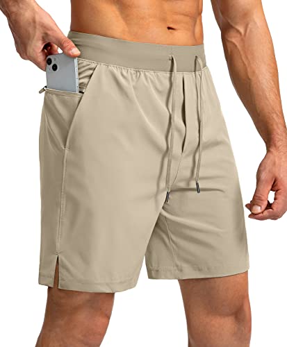 46% Off Soothfeel Men's Running Shorts with Zipper Pockets