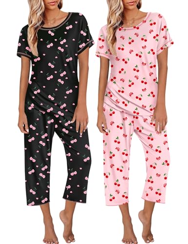 48% Off Ekouaer 2-Pack Women's Pajama Sets with Code J5MPXKG9 - Image 4
