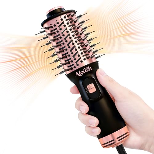50% Off Aleath Travel Hair Dryer Brush - Dual Voltage Styler