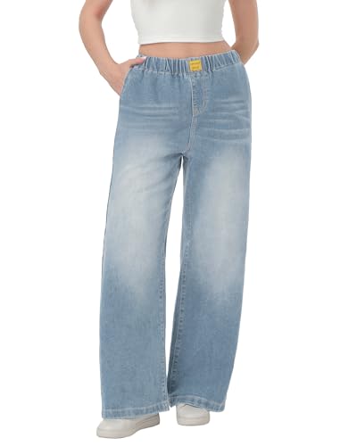 30% Off MARIASHA Women's Stretchy Wide Leg Jeans