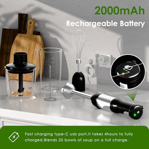 70% Off Whuto Cordless 5-in-1 Hand Blender with Code - Image 4