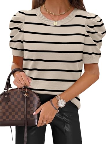 42% Off SAMPEEL Women's Puff Sleeve Summer Sweaters