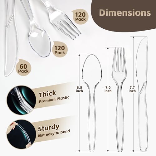 28% Off Degralight 300-Count Plastic Silverware Set - Image 4