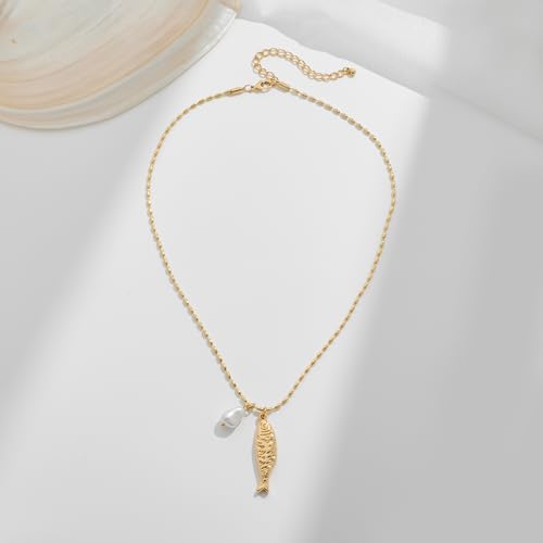 50% Off Bohemian Pearl Fish Charm Necklace for Women - Image 6