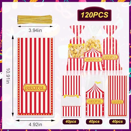 50% Off 120-Pack Carnival Cellophane Gift Bags - Image 2