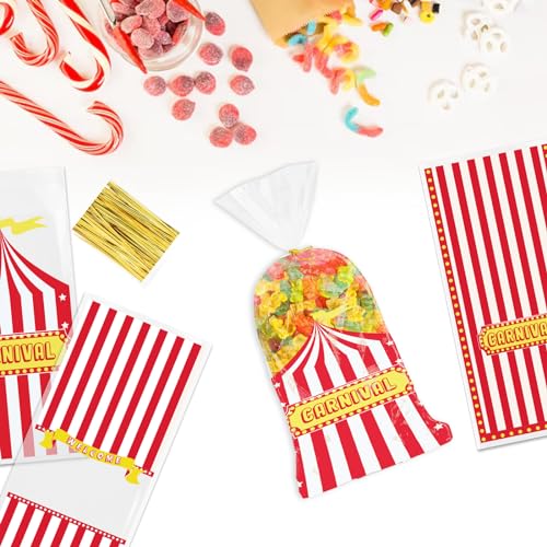 50% Off 120-Pack Carnival Cellophane Gift Bags - Image 4