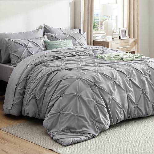 Save 43% on Bedsure King Size 7-Piece Comforter Set