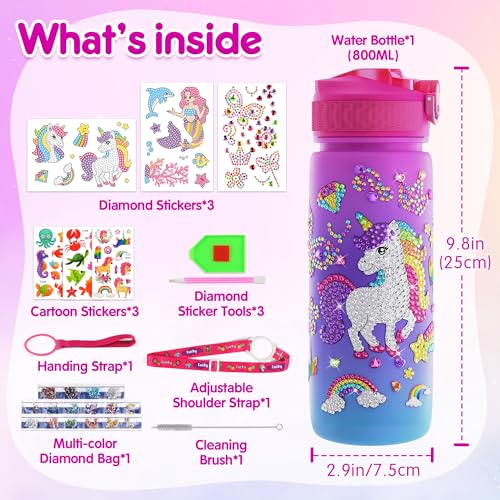 69% Off Mocoosy Unicorn & Mermaid Water Bottle Kit for Girls - Image 2