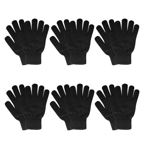 57% Off 6-Pack Warm Knit Winter Gloves
