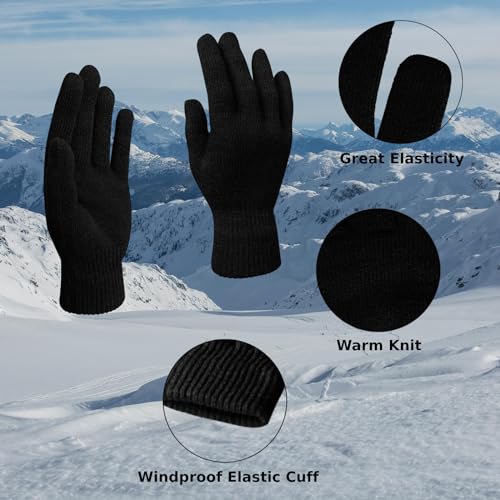 57% Off 6-Pack Warm Knit Winter Gloves - Image 3