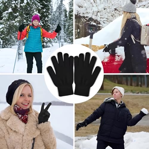 57% Off 6-Pack Warm Knit Winter Gloves - Image 6