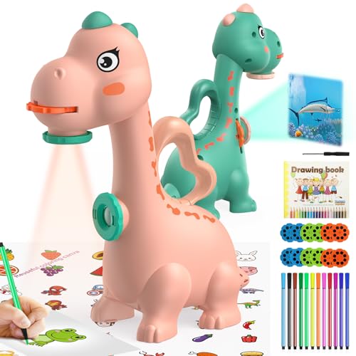 Save 50% on KETIEE Dinosaur Drawing Projector Toy for Kids