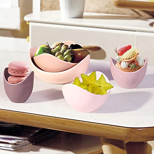 Save 15% on Notakia Lotus-Shaped Ceramic Bowls (5-Pack) - Image 4