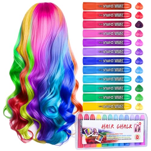 Save $3 on 12-Color Hair Chalk Pens for Girls with Code