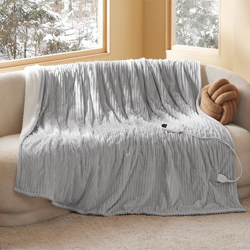 Save 43% on Bedsure Full Size Electric Heated Blanket