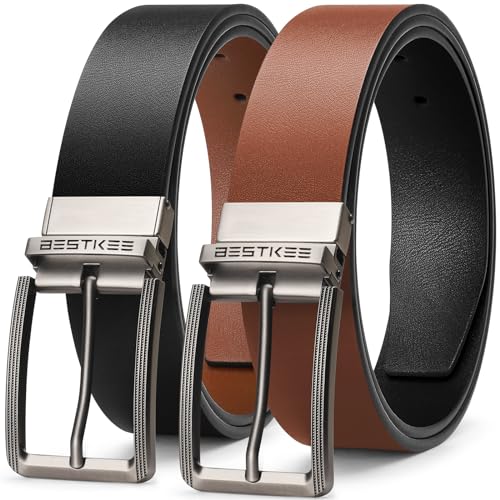 40% Off BESTKEE Men's Reversible Leather Belt with Code