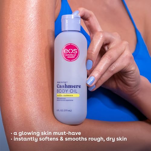 Save 13% on eos Vanilla Cashmere Body Oil for Dry Skin - Image 4