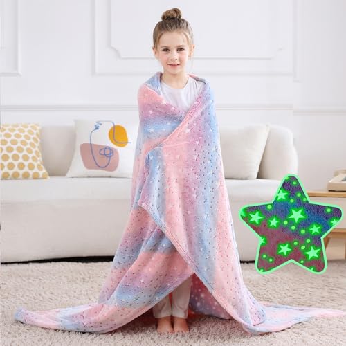 20% Off Softan Glow-in-the-Dark Kids Star Blanket - Image 5