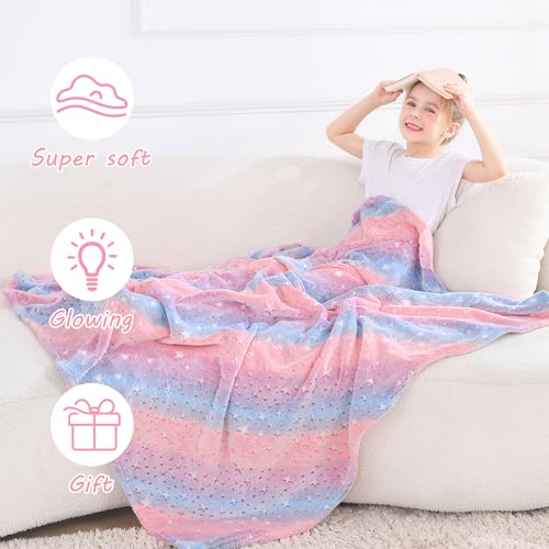 20% Off Softan Glow-in-the-Dark Kids Star Blanket - Image 6