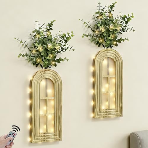 Save 29% on HOMECOR Hanging Wooden Vase Wall Decor Set