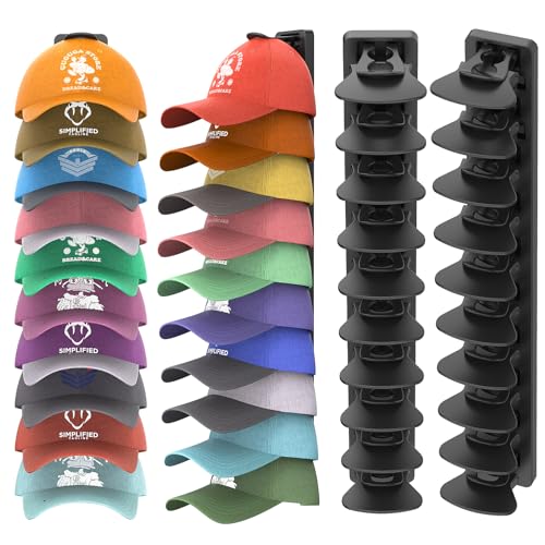 Save 25% on 2-Pack Hat Organizer for 40 Baseball Caps