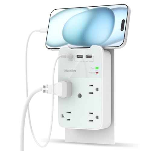 50% Off Huntkey Outlet Extender Surge Protector with USB Charging