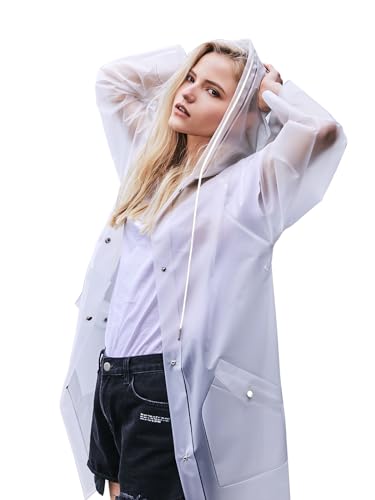 50% Off L-Rain Clear Packable Raincoat for Women