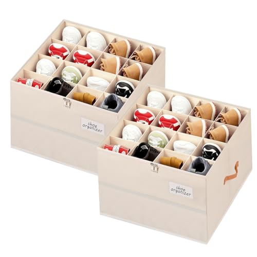 50% Off Chewlish Foldable Shoe Organizer with Clear Cover