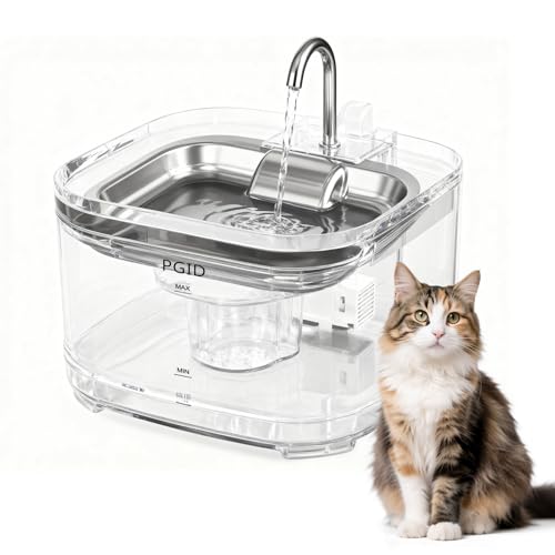 Save 20% on PGID 108oz Cat Water Fountain with Quiet Pump