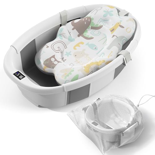 45% Off Spluvvly Collapsible Baby Bathtub with Thermometer