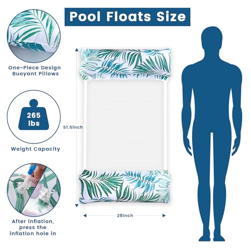 50% Off 2-Pack Inflatable Pool Floats & Hammocks - Image 5