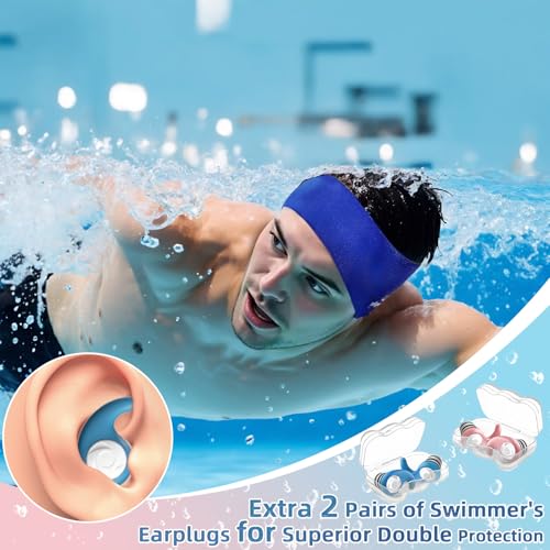 50% Off YUHENGLE Swimming Headband with Waterproof Ear Plugs - Image 4