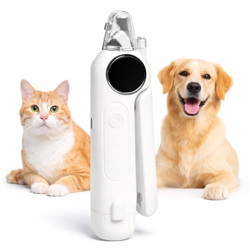 50% Off 2-in-1 Dog Nail Clippers with Light & Digital Display