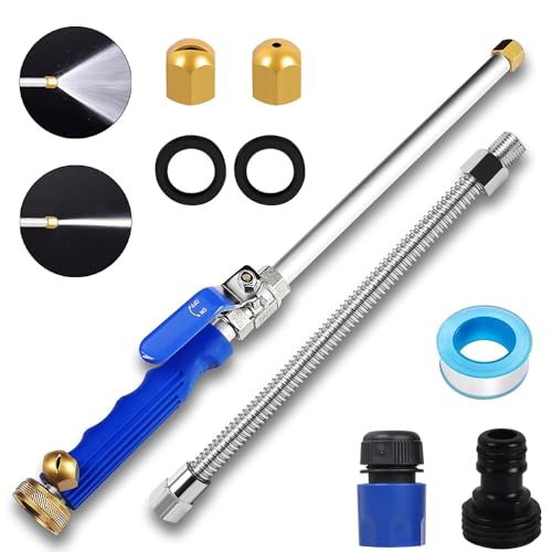 High Pressure Garden Hose Nozzle with Flexible Wand