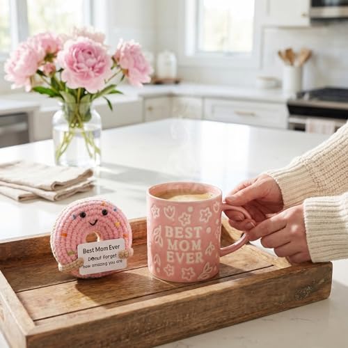 Save 41%! Best Mom Ever Mug & Crochet Donut Gift Set - Image 4