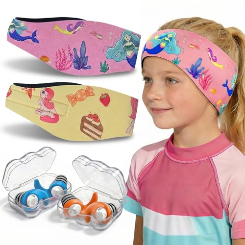 50% Off Swimming Headband for Kids with Ear Plugs