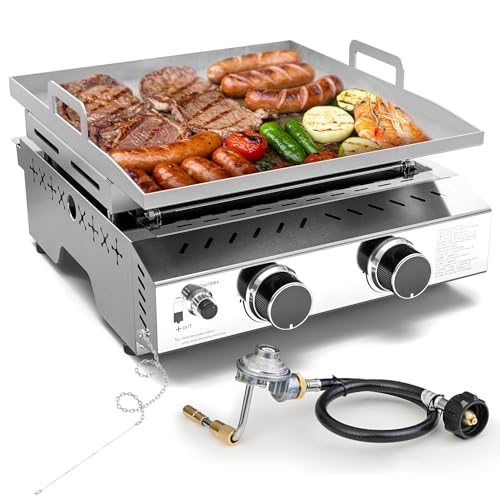 50% Off COWSAR 2-Burner Portable Tabletop Grill