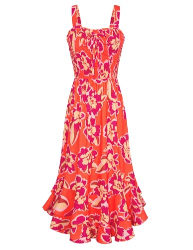 Save 55% on GRACE KARIN Floral Boho Maxi Dress with Code