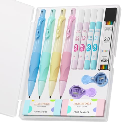 30% Off Four Candies Ergonomic Pencils for Kids with Code