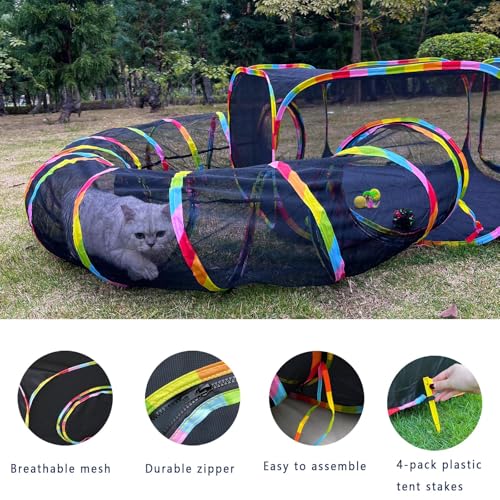 Save 14% on Portable Outdoor Cat Enclosure & Tunnel Playpen - Image 4