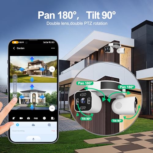 50% Off Xparkin Dual Lens Outdoor Security Camera - Image 2