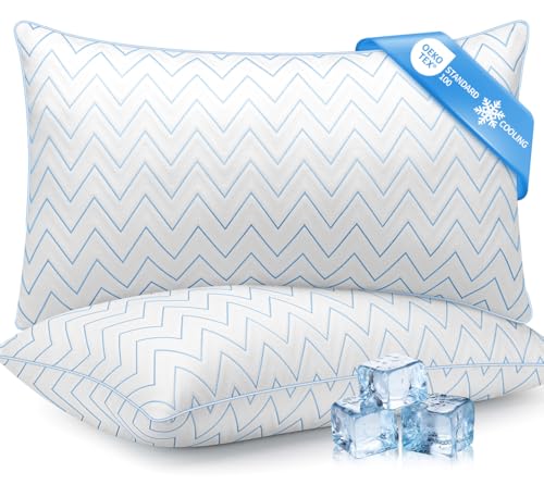 DIORIS Queen Cooling Pillows Set of 2 - Luxury Hotel Comfort