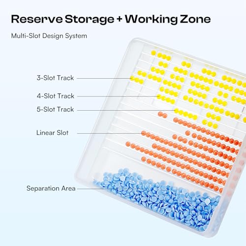 50% Off Caydo 60-Piece Diamond Art Storage Trays Kit - Image 6