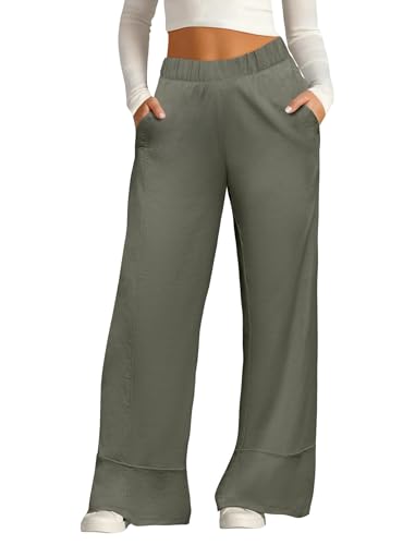 57% Off DLOODA Women's Wide Leg Linen Beach Pants