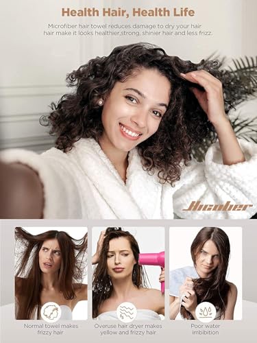 Save 58% on Hicober Microfiber Hair Towels (3-Pack) - Image 2
