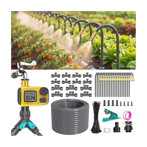 Save 40% on CyberOrd 360° Adjustable Drip Irrigation System Kit