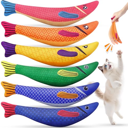 Save 36% on 6-Pack Interactive Catnip Toys with Sound