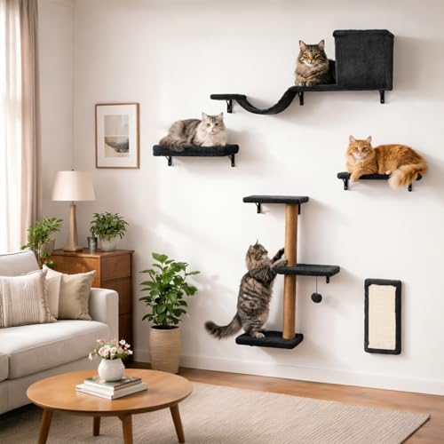 40% Off 5-in-1 Cat Wall Shelves with Code 9XMPT8TV